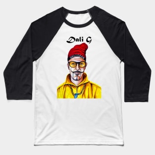 'Dali G' Ali G / Salvador Dali fusion. Baseball T-Shirt